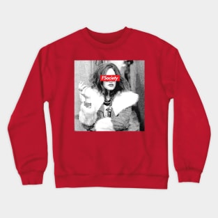 Darlene FSociety Crewneck Sweatshirt